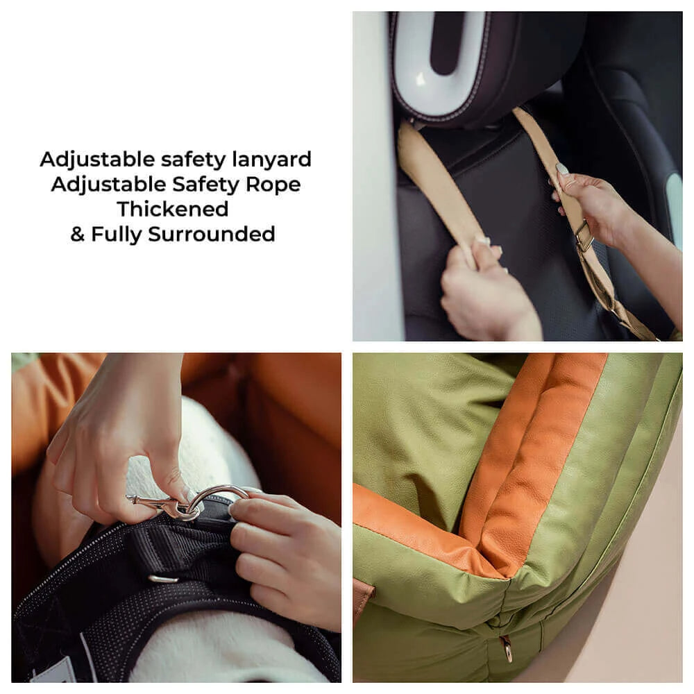 Hunde Autositz mit Sicherheitsgurt